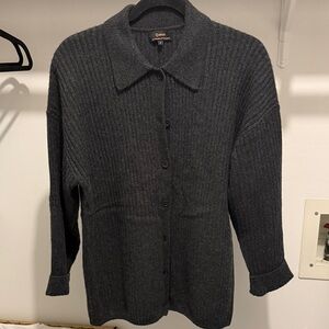 Quince Cashmere Button-Up Women's Sweater